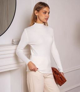 Водолазка #КТ802 (13), белый - Dommod фото 2