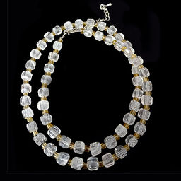 Бусы из камня Горный хрусталь 5мм 65см