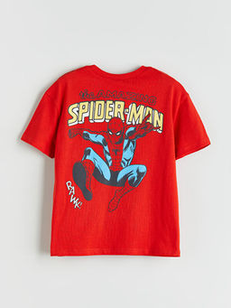 Bisiklet Yaka Spider-Man Lisansl? Erkek ?ocuk Ti??rt