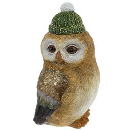 Фигурка декоративная "Сова", L6 W5,5 H10,5 см, 2в.