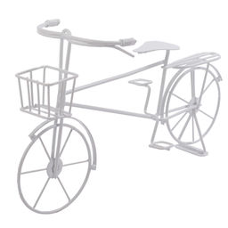 Миниатюра садовая Blumentag MET-095 Велосипед металл 12.5 х 20 см 01 Белый