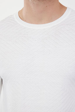 TRENDYOL MAN Kahverengi Slim Dar Kesim Bisiklet Yaka Dokulu Triko Kazak TMNAW25KZ00038 - Trendyolmilla фото 12