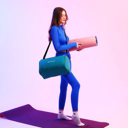 Сумка спорт Sport and wellness, 40*24*21, отд на молнии, зеленый - Nazamok фото 6