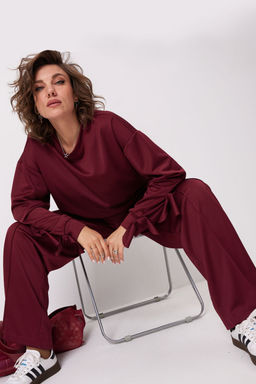 Костюм BegiModa 3098-Р вишня  фото 2