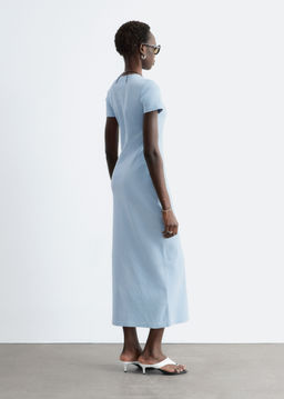 Vestido de punto de largo midi - H&m фото 5