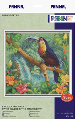 Набор для вышивания PANNA PT-1197 У истока Амазонки 34.5 х 34.5 см