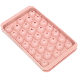 Цена за 5 шт. Форма для льда пластиковая "Шарики" 18*10*2см, цвета микс