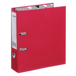 Пaпкa-регистратор А4 75мм Calligrata ламинированная, светлая вишня