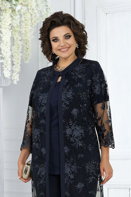 Платье Ninele 7431-Р темно-синий - Mira fashion фото 1964