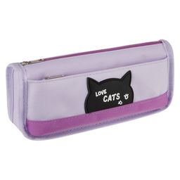 Пенал мягкий 1 отд. MESHU "Cute Cat", 215*90*55 (MS_65259) полиэстер
