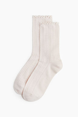 Pack de 3 calcetines en punto pointelle - H&m фото 3