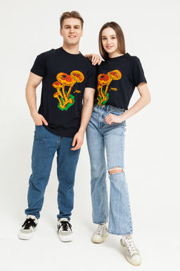 Футболка ЗАПОРОЖЕЦ Gribnica BLACK