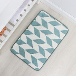 Коврик для ванной и туалета Доляна Ралли, 40?60 см, бирюзовый  фото 6