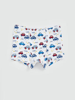 Beli Lastikli Bask?l? Erkek Bebek Boxer