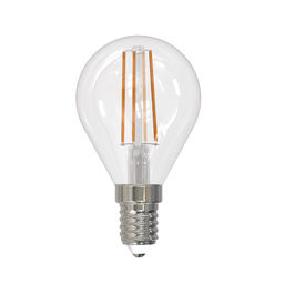 LED-G45-9W/3000K/E14/CL/DIM GLA01TR Лампа светодиодная диммируемая. Форма "шар", прозрачная. Серия Air. Теплый белый свет (3000K). Картон. ТМ Uniel.