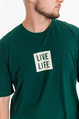 Футболка М125047Па зеленый - Елена фото 2