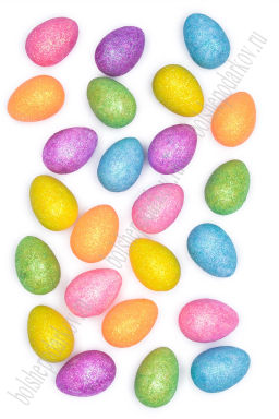 Пасхальный декор "Яйца" 2,5*3,5 см (24 шт) SF-7861, №8