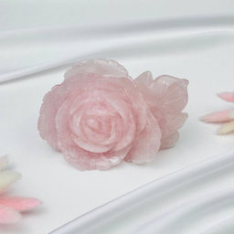 Цветок из Розового кварца