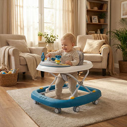 Ходунки "Мастер ходьбы" (цвет серо-голубой)