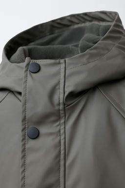 WATER-REPELLENT RUBBERISED PARKA - Zara фото 5