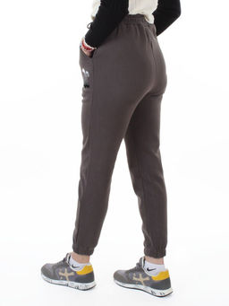 MD54 DK. GRAY Брюки спортивные утепленные женские (85% хлопок, 10% полиэстер, 5% спандекс)