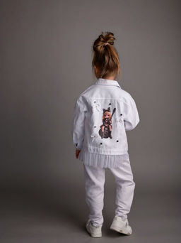 Джинсовка «RoK ЦВЕТ: БЕЛЫЙ (QR)