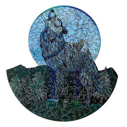 Пазлы деревянные фигурные «‎Вожак стаи»‎, 163 элемента