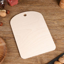 Цена за 2 шт. Доска разделочная новогодняя Дарим Красиво Гжель.Снеговик, 19.5?27.5?0.6 см, дерево