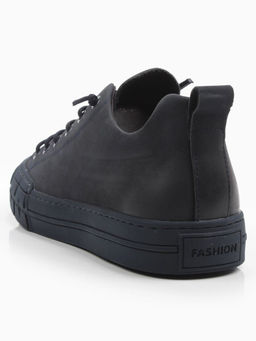 03-N72699-3 DK. BLUE Полуботинки спортивные мужские (натуральная кожа (нубук))