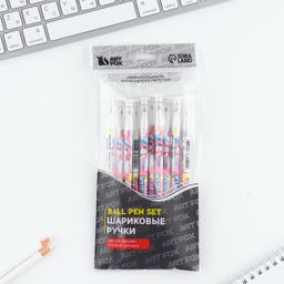 Цена за 10 шт. Ручка пластик шариковая, синяя паста, 0,5 мм Кавай - Artfox фото 2