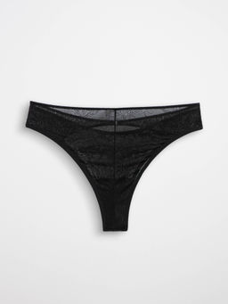 CONTE FLORAL TATTOO LBR 2874 Трусы женские black - Conte elegant фото 5