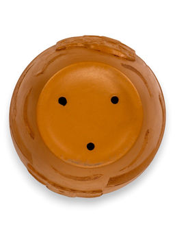 Горшок цветочный с поддоном 5 л, d122/h19,5 см терракот керамика, "Голландия" (М)