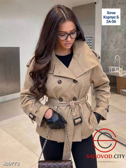 Укороченный тренч весенний - Bruno фото 3