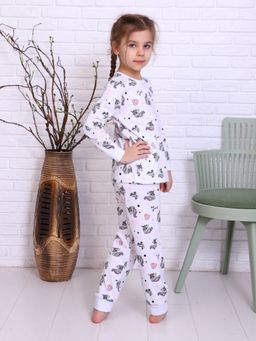 ПЖ6 Пижама детская с брюками на манжетах (ассорти)