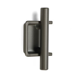 Ручка врезная, Hidden, мо 32 мм, тёмная, железо