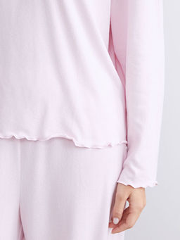 Bisiklet Yaka Kad?n Pijama Tak?m?