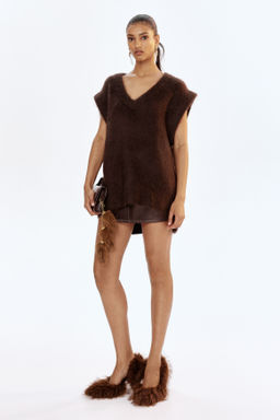 Su?ter sin mangas en mezcla de mohair - H&m фото 8