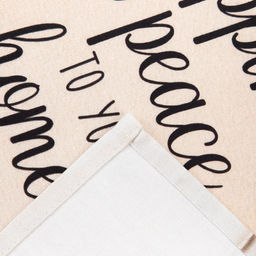 Полотенце Этель Счастья и мира Вашему дому 40х73 см, 100% хл, саржа 190 гр/м2  фото 9