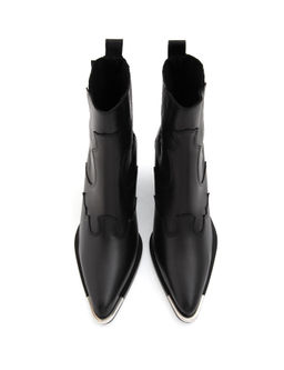 Siyah Topuklu Deri Bot - Pierre cardin фото 7