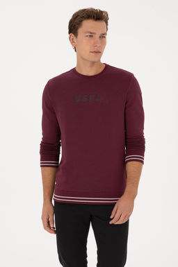 Erkek Bordo Sweatshirt