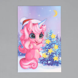 Подарочная коробка новогодняя складная «С Новым годом», 15×15×8 см