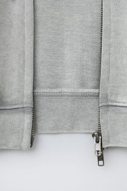 TEXT ZIP-UP HOODIE - Zara фото 10