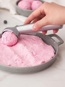 Ложка для мороженого Доляна «Магнат», 18 см, шарик 5×4 см, нержавеющая сталь