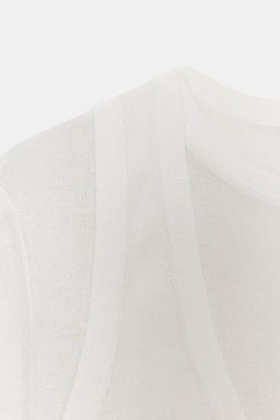 DOUBLE KNIT TOP - Zara фото 7