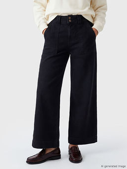 Wideleg Kad?n Jean Pantolon