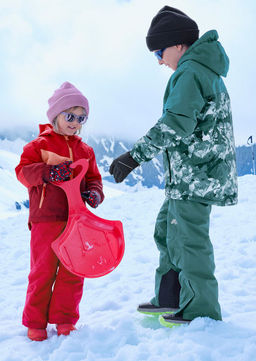 Зимние мембранные штаны для девочек LUPILU синие  фото 6