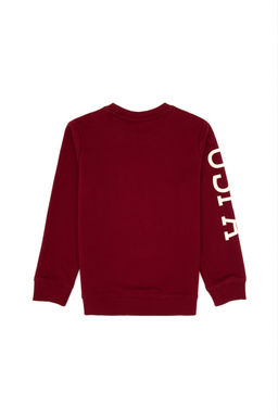 Erkek _ocuk Bordo Basic Sweatshirt Sepette S_rpriz _ndirim - U.s. polo assn фото 2