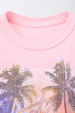 RHINESTONE FESTIVAL T-SHIRT - Zara фото 3