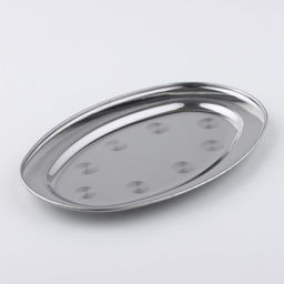 Поднос, 25×16×1.5 см, нержавеющая сталь, серебристый