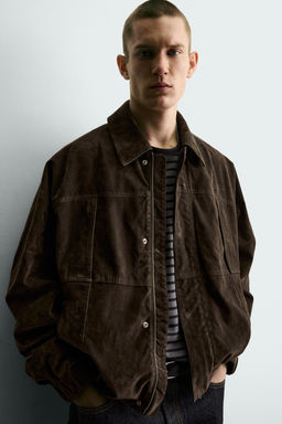 FAUX SUEDE JACKET - Zara фото 7